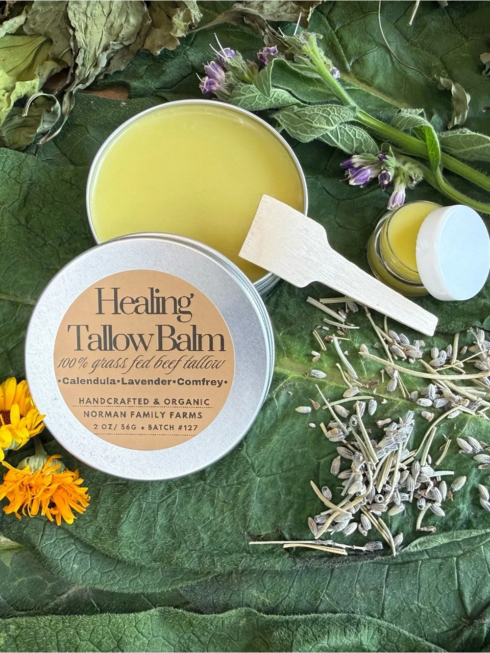 Tallow Balm - Nourishing Body Salve in Yellow